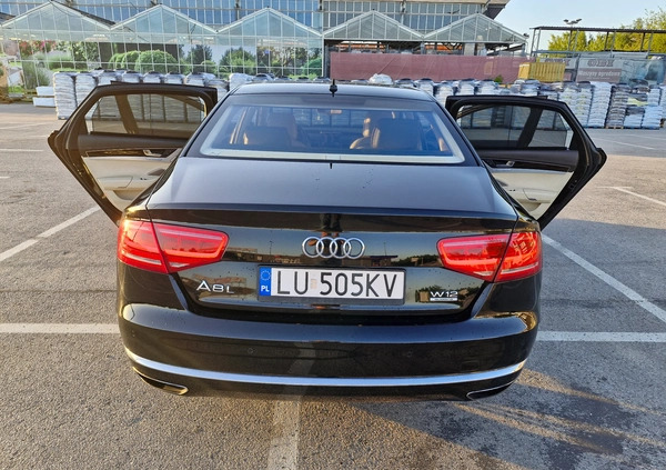 Audi A8 cena 95000 przebieg: 163000, rok produkcji 2011 z Lublin małe 92